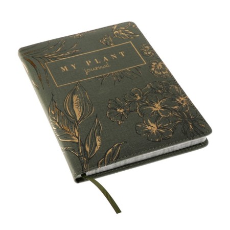 Notebook A5, 96 sheets "Flowers", hard cover with foaming of artificial leather, foil embossing, pancake embossing, OFSET BLOCK 70g/m2-1