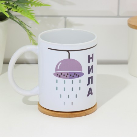 Sublimation mug "Dushnil", with application, 320 ml-1
