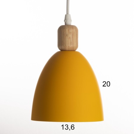 Bayerlux lamp "cap" 1x40W E27 orange 14x14x100 cm.-5