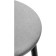 Haric Gangtock chair Silver Metal/velor, black/gray 38x38x62 cm