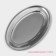 Oval tray made of stainless steel of a share, 25.5 × 16.5 cm, silver color