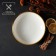 Porcelain deep Magistro "Cerera", 700 ml, D = 18.5 cm, Orange color