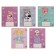 Notebook 12 sheets in the "Anime 013" line, cover shaking cardboard, VD-LK, block No. 2 (gray sheets), mix