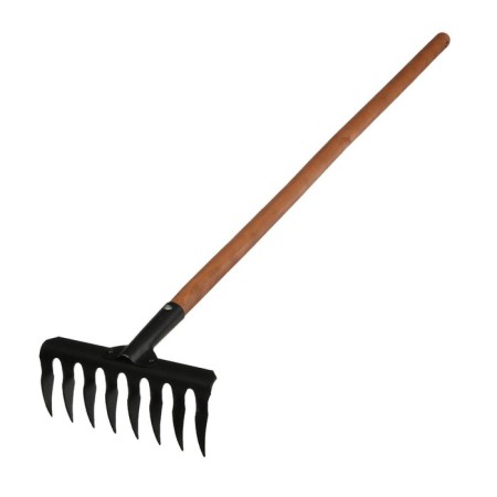 Robes straight, twisted tooth, 8 tooths, metal, wooden stalk, Greengo