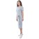 Female dress, size 56, gray-melange color