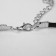 Choker "Two threads" Step of rhinestones, white color, 35.5 cm