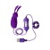 Vibroyaite with the Toyfa A-Toys Bunny control panel, silicone, purple color