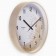 Wall clock, series: interior, "flowers", smooth move, d-30.5 cm