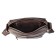 Male bag, lightning department, 2 outer pockets, adjustable belt, brown color