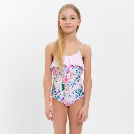 Swimsuit Squat Children's Minaku with decor, height 116-122