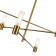 Ceiling Ceiling ST LUCE. SL1239.303.06. Vitra. 6x5 watts, G9, 4000k, 115x115x93 cm, brass color