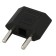 Network adapter flat "Tefal" black 1pc (blister f) rexant