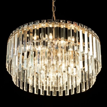 Suspended chandelier Citilux “Foundation” CL303193, 9X60W, E14, brown color-3