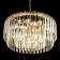 Suspended chandelier Citilux “Foundation” CL303193, 9X60W, E14, brown color