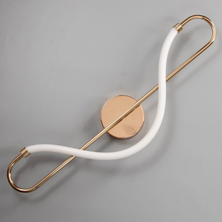 Lamp "bend" LED 16W 3000k gold 26x11x82 cm-3