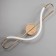 Lamp "bend" LED 16W 3000k gold 26x11x82 cm