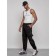 Joggers are sports male, size 56, black color