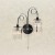 2 chrome lamps