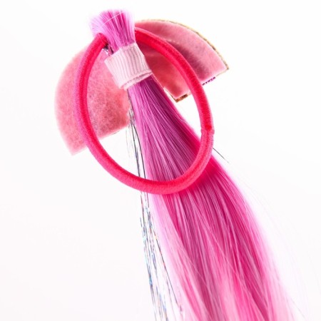 Hair strand on a hairpin, 40 cm-2