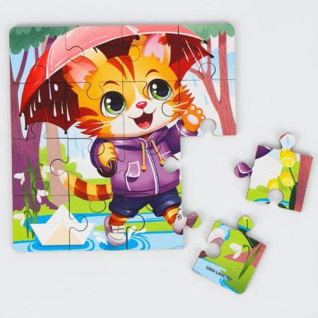 Puzzles wooden development for babies "Seasons"-7