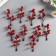 Decor for creativity "A twig with berries 7 berries" set 10 pcs 7 cm