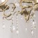Suspended chandelier Citilux "Carmen" CL404183, 80x80x60 cm, 8x60W, E14, brown color