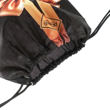 School backpack 40x33x15cm, ergonomic back, Across 410, black/gold-13