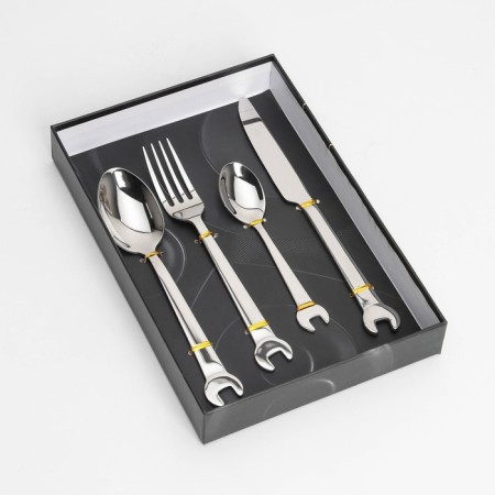 A set of cutting devices made of stainless steel Magistro Workshop, 4 objects, silver color-3