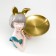 Souvenir Polystone Stand "Girl with Square ears" 32x17x24 cm