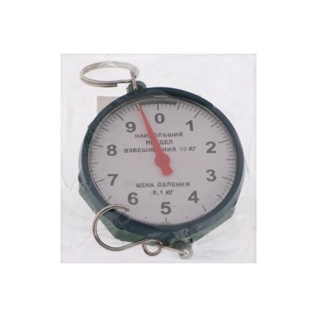Mechanical bime, up to 10 kg, division price 100 g, green-2