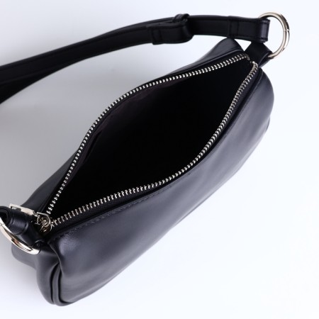 Bag Women's Cross-Bodi with a zipper, black color-8