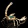 Suvenir "Scorpio", 9 × 7 × 6 cm, with crystals