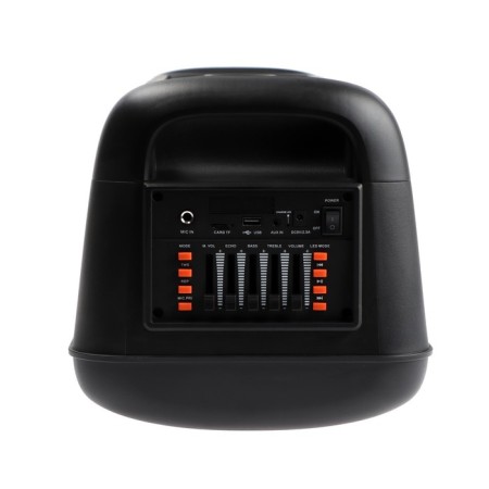 Portable karaoke system Eltronic Wave 500, 80 W, BT, SD, AUX, USB, 3600 mAh, black-2