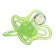Nipple set - a dummy with a holder, SL, KL +6 months, with a cap "Butterfly", green