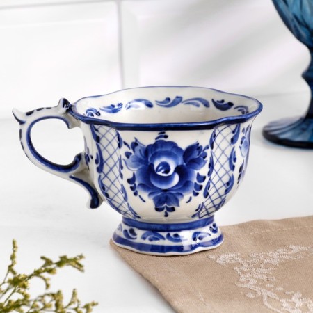 Cup "Dream", 13 × 10 × 8 cm, gzhel-1