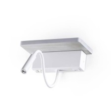 Бра WOODY, 8Вт LED, 3000К, 560лм, цвет белый