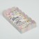 Cookie box, confectionery packaging with PVC lid, you make me me happy, 21 x 10.5 x 3 cm