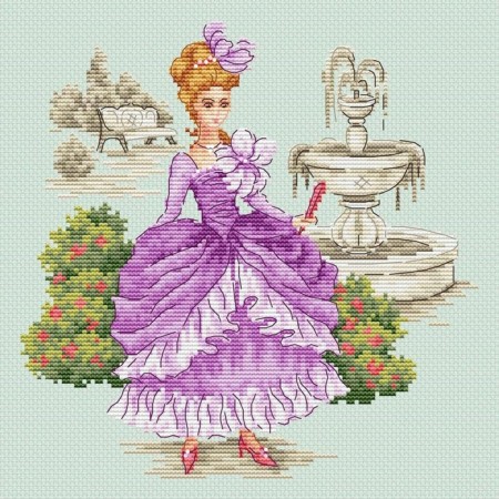Set for embroidery with the counting cross "Anastasia"