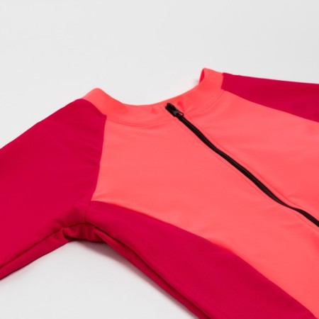 Women's swimsuit minku with long sleeves pink color, size 48-6