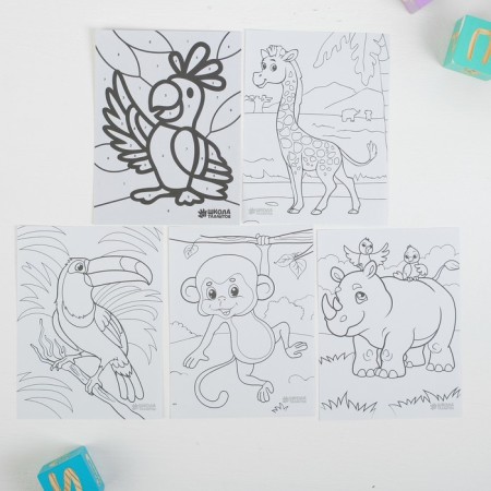 Safari drawing set in a package-3