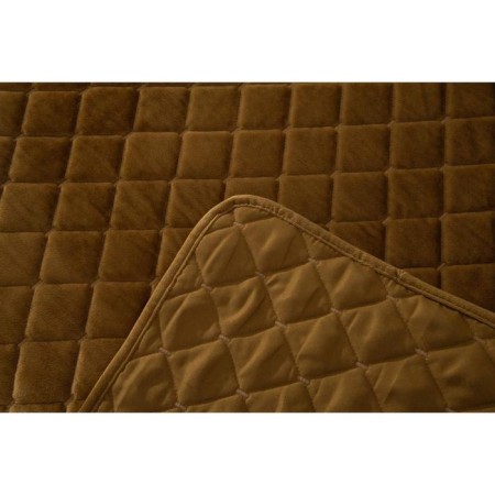 A set with a veil "Nathaniel", size 160x220 cm, 50x70 cm, mustard color-7