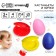 A set of rattles "testicles and castanets", 4 pcs, color mix, crush me