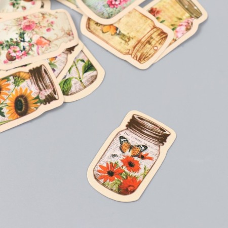 Stickers for creativity "Bars with memories" set of 46 pcs 4.4x6.4 cm-1