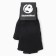 Gloves (mittens) female, black color, 18