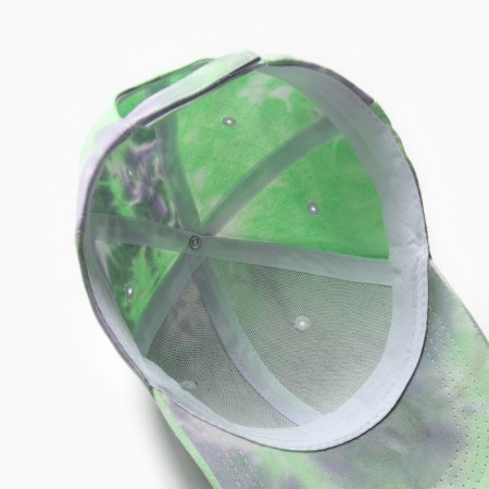 Women's cap Minaku "Tie-Dye", green color, rr 54-56-4
