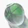 Women's cap Minaku "Tie-Dye", green color, rr 54-56