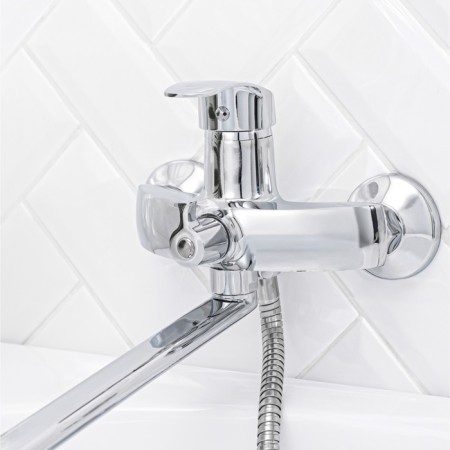Bath mixer RMS SL85-006E, single-leaf, chrome-3