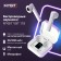 Wireless headphones Mybit VBT 1.18, TWS, inserts, BT5.0, 30/200 mAh, solar panel, white