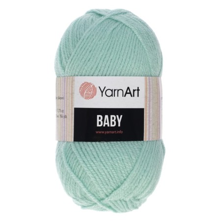 Yarn "Baby" 100% acrylic 150m/50g (623 St. Greek)-1