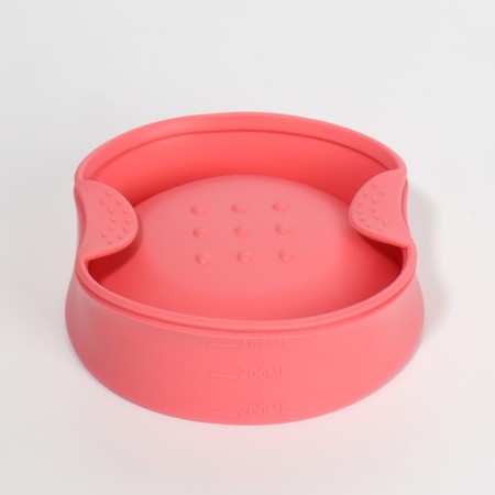 Waxing bowl, D11 × 7 × 14 cm, pink color-8